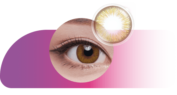 1-Day ACUVUE® DEFINE® FRESH - Fresh Hazel color contact lens design