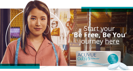 ACUVUE® OASYS 1-DAY with HydraLuxe™ - pop up banner